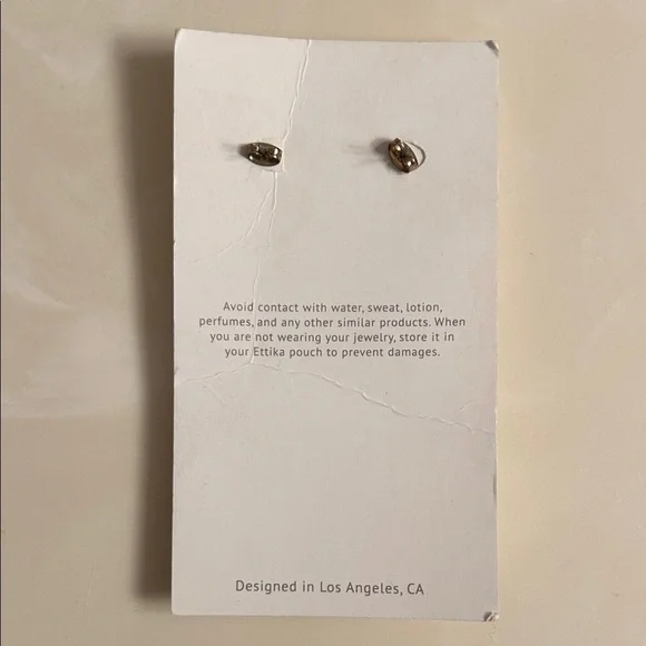 Ettika Emerald Green Teardrop Earrings - Picture 2 of 2